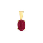 9ct Yellow Gold Ruby Pendant 0.5CT