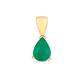 Pendent Emrallt Aur Melyn 9ct 0.65ct