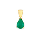 Pendent Emrallt Aur Melyn 9ct 0.65ct