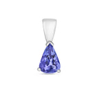 9ct White Gold Tanzanite Pendant 0.65CT
