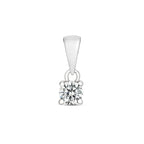 9ct White Gold Diamond Pendant 0.15CT