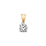 Tlws Diemwnt Aur Melyn 18ct 0.3CT