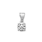 18ct White Gold Diamond Pendant 0.4CT