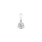 18ct White Gold Diamond Pendant 0.2CT