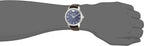 Police Mens Watch with Blue Dial and Brown Leather Strap PEWJA2227410