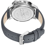 Police Mens Watch with Black Dial and Grey Leather Strap PEWJD2202702