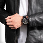Police Mens Watch with Black Dial and Black Strap PEWJF2203301
