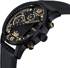 Police Mens Watch with Black Dial and Black Strap PEWJF2203301