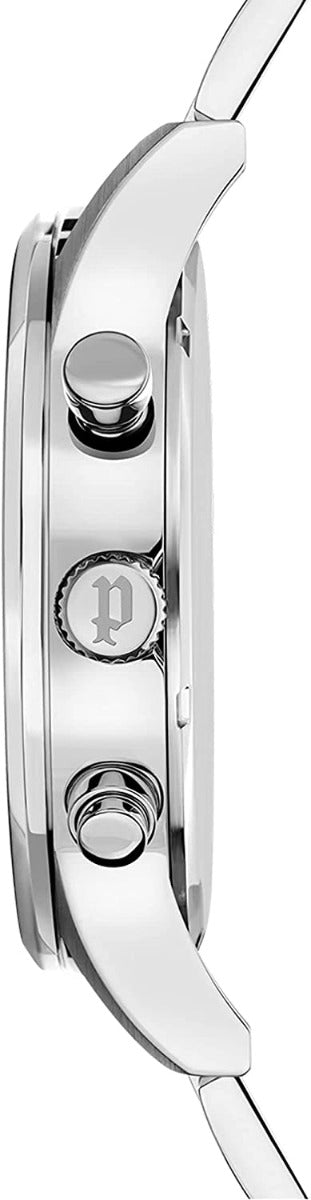 Police Men's Watch with Green Dial and Silver Strap PEWJK2014301