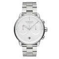 Nordgreen Pioneer Scandinavian Men's Chronograph Watch with White Dial