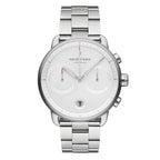 Nordgreen Pioneer Scandinavian Men's Chronograph Watch with White Dial