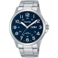 Pulsar Mens Stainless Steel Bracelet Blue Dial Day Date Watch PJ6095X1
