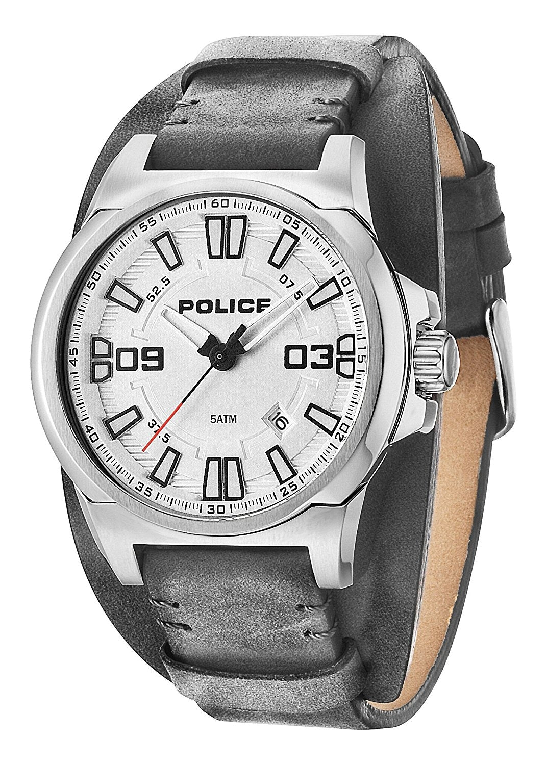 Police Men's Watch with Silver Dial PL.94202AEU/04