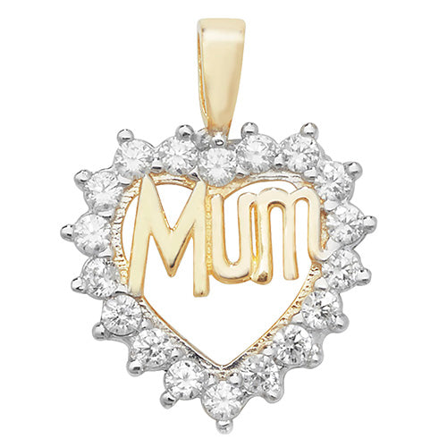 Pendant Aur Melyn 9ct