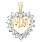 Pendant Aur Melyn 9ct