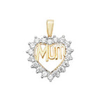 Pendant Aur Melyn 9ct