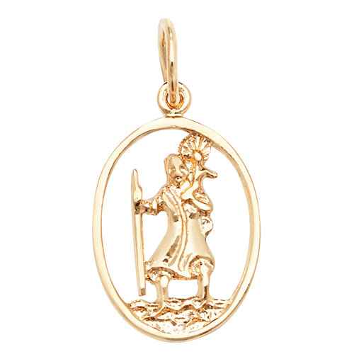 Pendant Aur Melyn 9ct