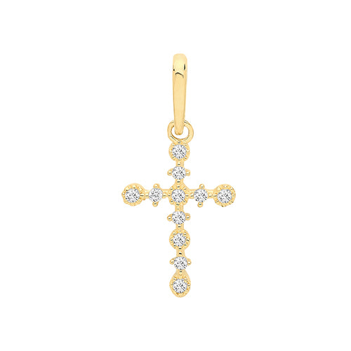 Pendant Aur Melyn 9ct