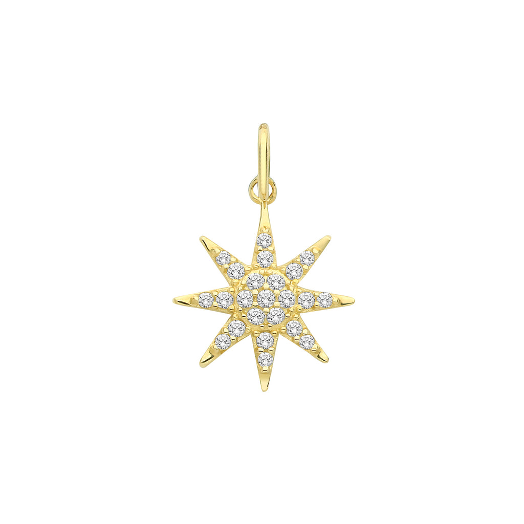 Pendent Aur Melyn 9ct