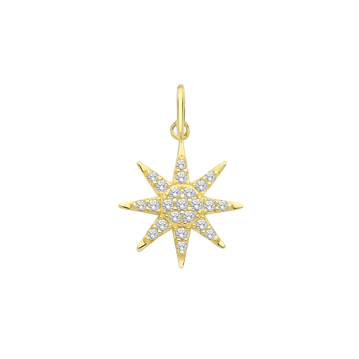 Pendent Aur Melyn 9ct