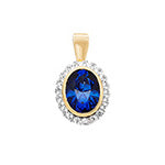9ct White Gold Pendant