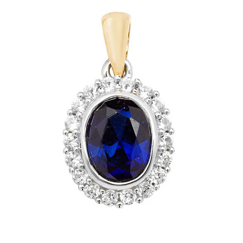 9ct White Gold Pendant
