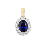 9ct White Gold Pendant