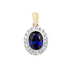 9ct White Gold Pendant