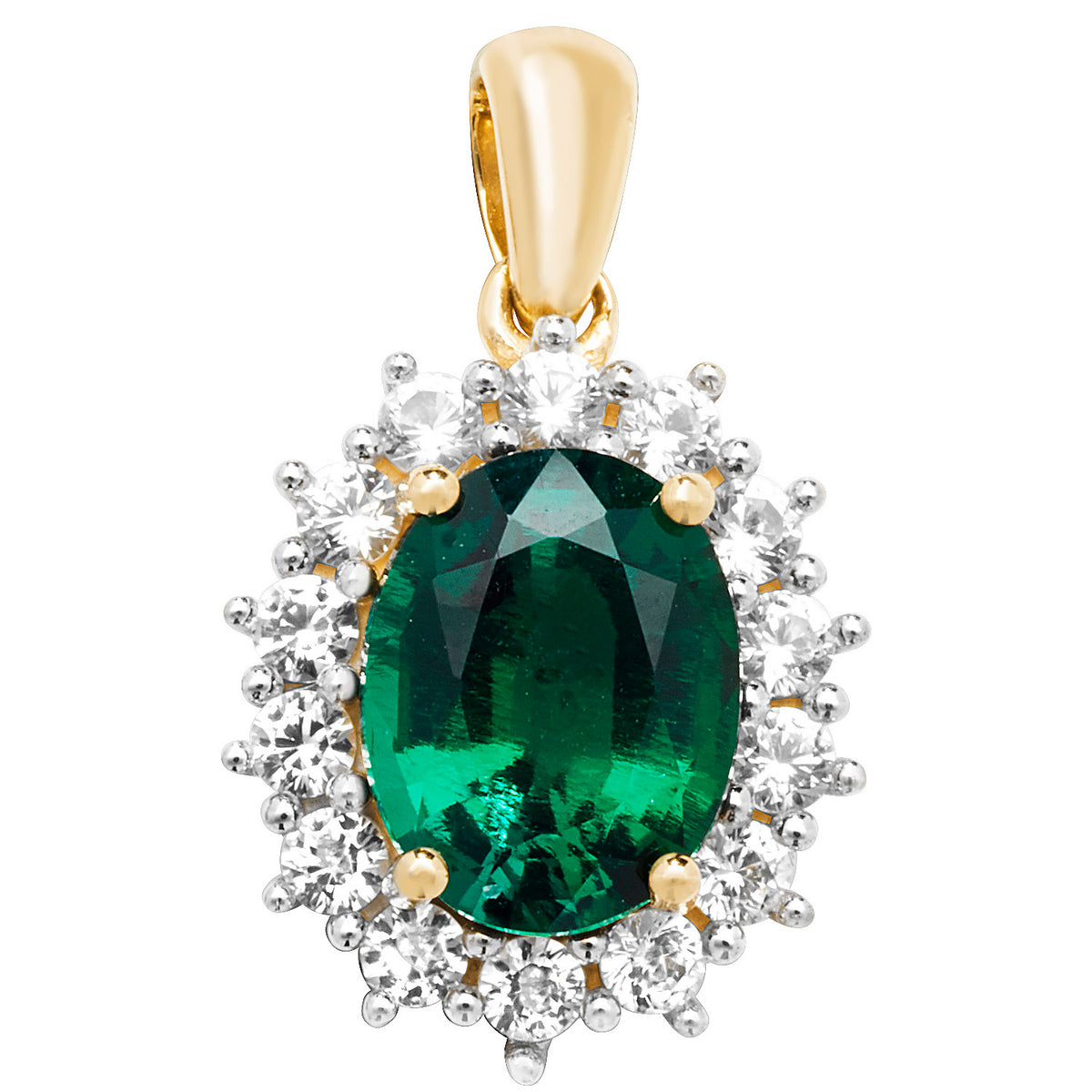 9ct White Gold Pendant