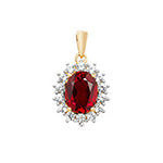9ct White Gold Pendant