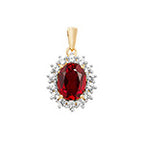 9ct White Gold Pendant