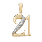 Pendant Aur Melyn 9ct