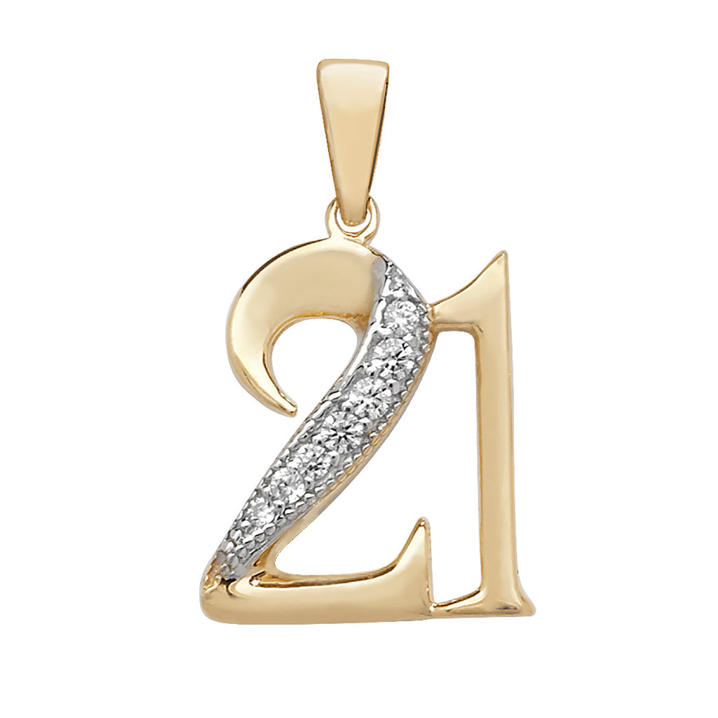 Pendant Aur Melyn 9ct