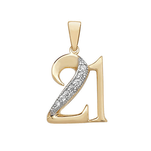 Pendant Aur Melyn 9ct