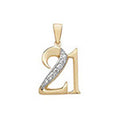 Pendant Aur Melyn 9ct