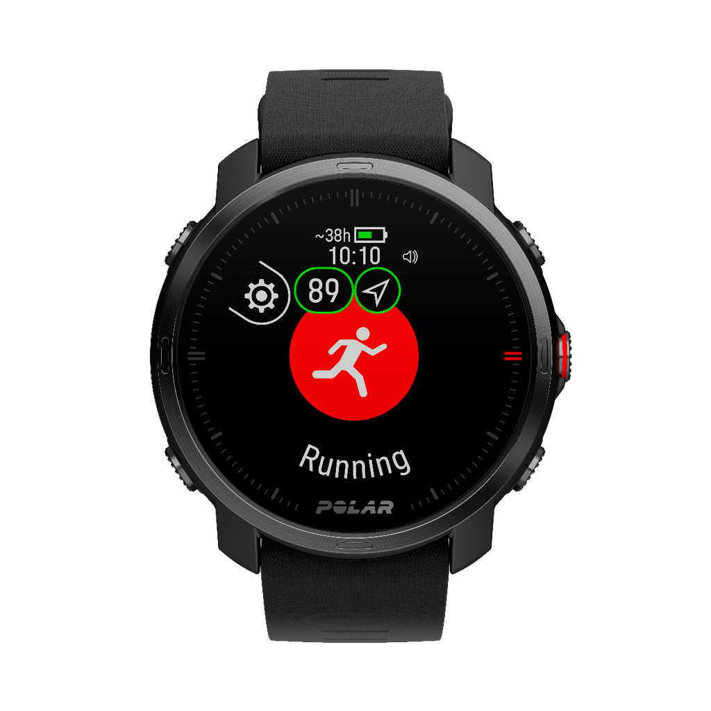 Polar Grit X Rugged Multisport GPS Smart Watch Black M-L 90081734