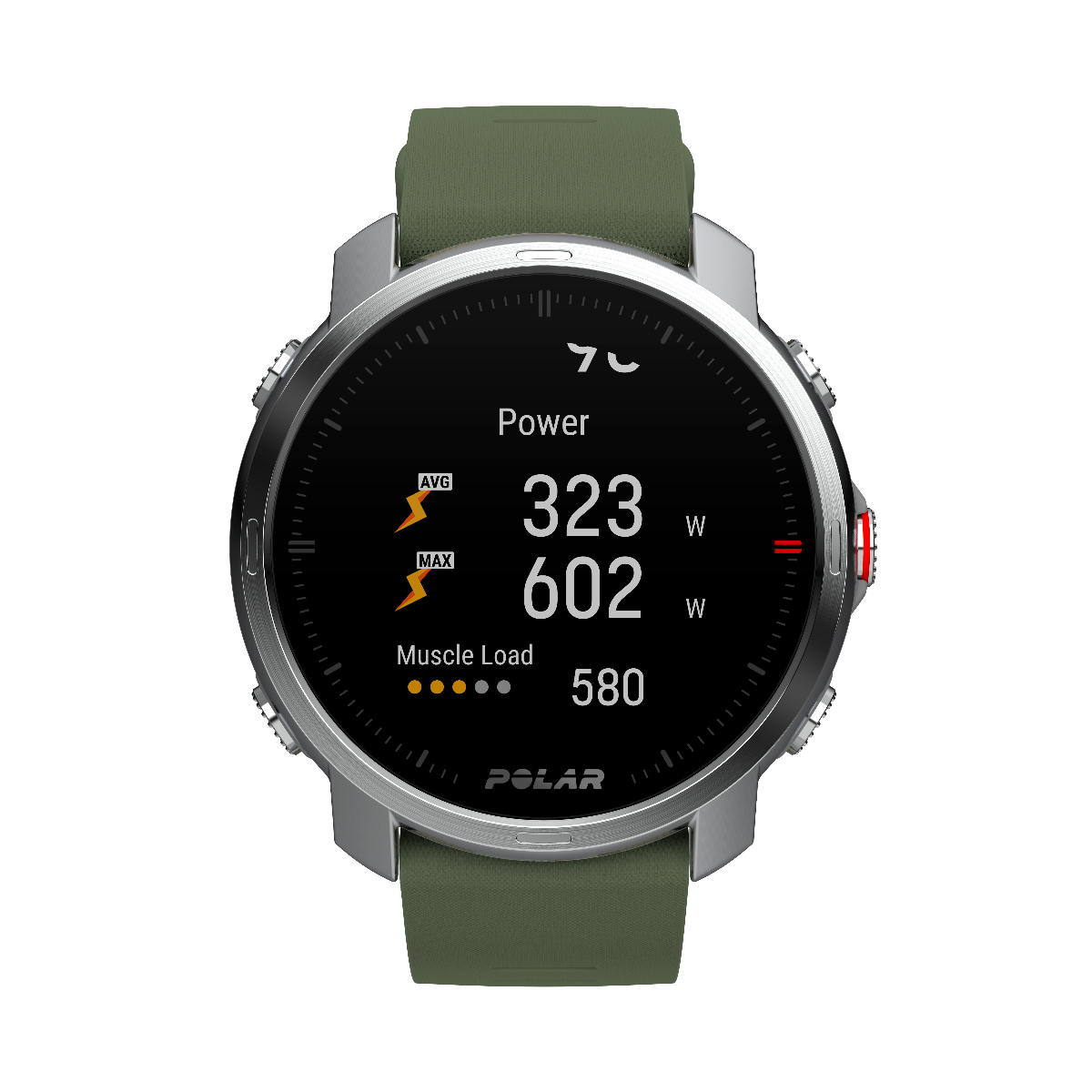 Polar Grit X Rugged Multisport GPS Smart Watch Green M-L 90081737