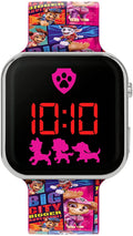 Paw Patrol Girl's Digital Watch with Pink Silicone Strap PWM4006