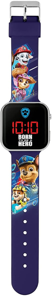 Paw Patrol Boy's Digital Watch with Blue Silicone Strap PWM4021