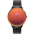 Storm Pylo Slate Red Gwyliadur Dynion gyda Deial Coch a Strap Du 47551/SL/R