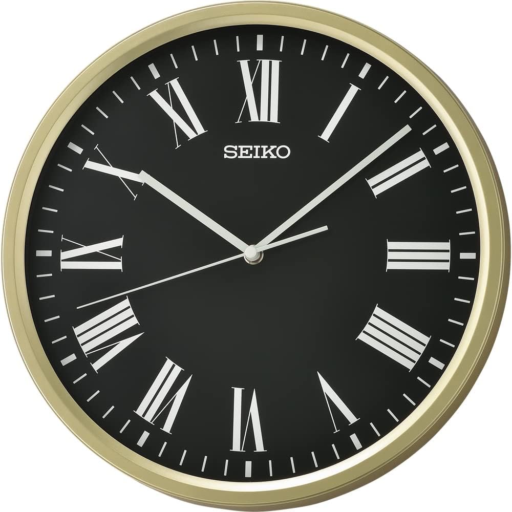 Cloc Wal Aur a Du Seiko Clocks QHA009G