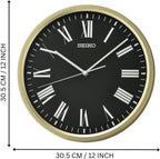 Cloc Wal Aur a Du Seiko Clocks QHA009G