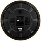 Seiko Wall Clock with White Face and Brown Case QHA014A