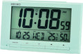 Seiko Clocks Blue Digital Alarm Clock QHL090L