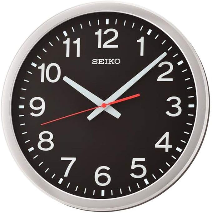 Seiko Wall Clock with Quiet Sweep Second Hand QXA732S