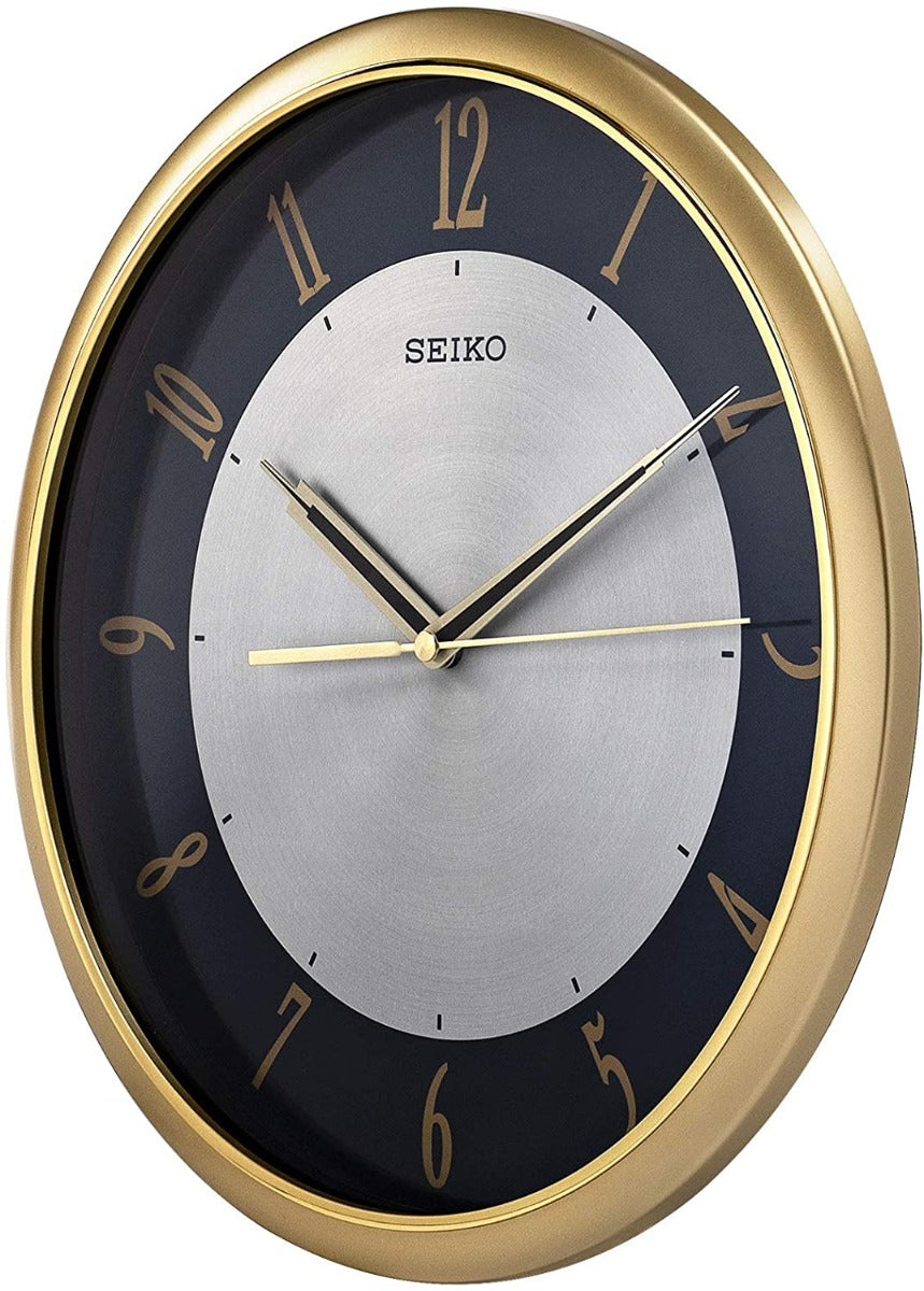 Seiko Wall Clock QXA753G with Quiet Sweep Second Hand