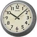 Seiko Black Wall Clock with Cream Dial QXA770J