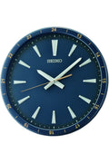 Cloc Wal Seiko gydag Wyneb Glas ac Achos Glas QXA802L