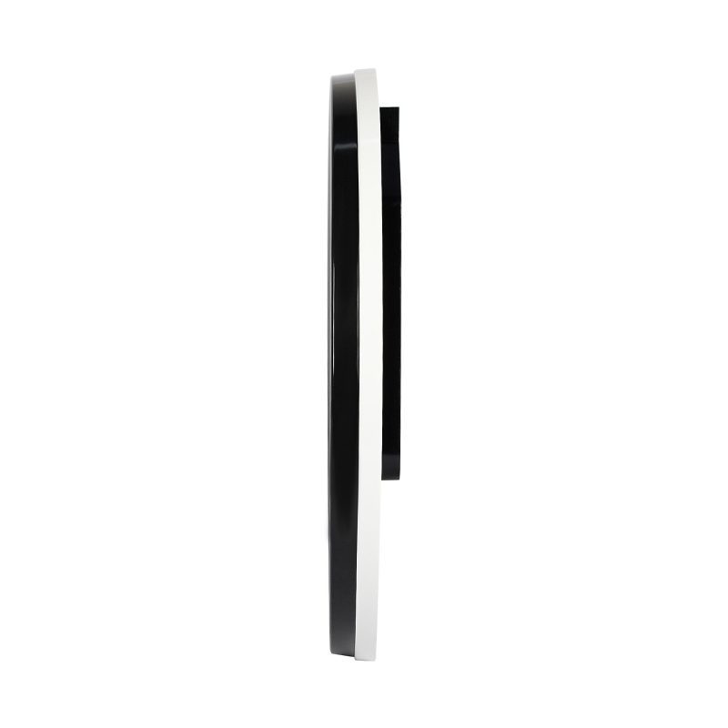 Seiko Wall Clock with Black Face and Black Case QXA835K