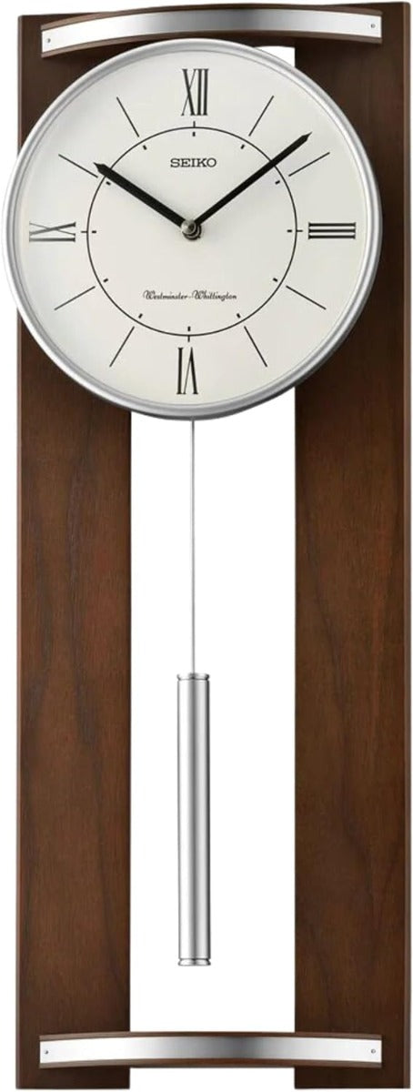 Cloc Wal Pendil Pren Seiko Clocks QXH078Z
